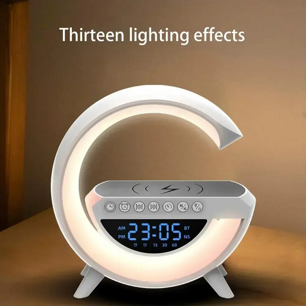 G-Lamp Pro™ | 4-in-1 Smart Station (Speaker, Clock, Charger & RGB)