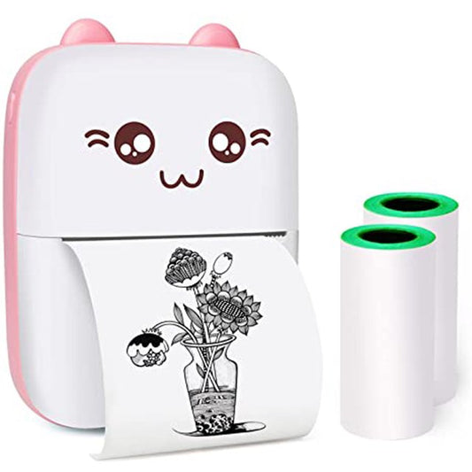 PocketPrint™ Mini Inkless Thermal Printer | Bluetooth Portable Sticker Maker