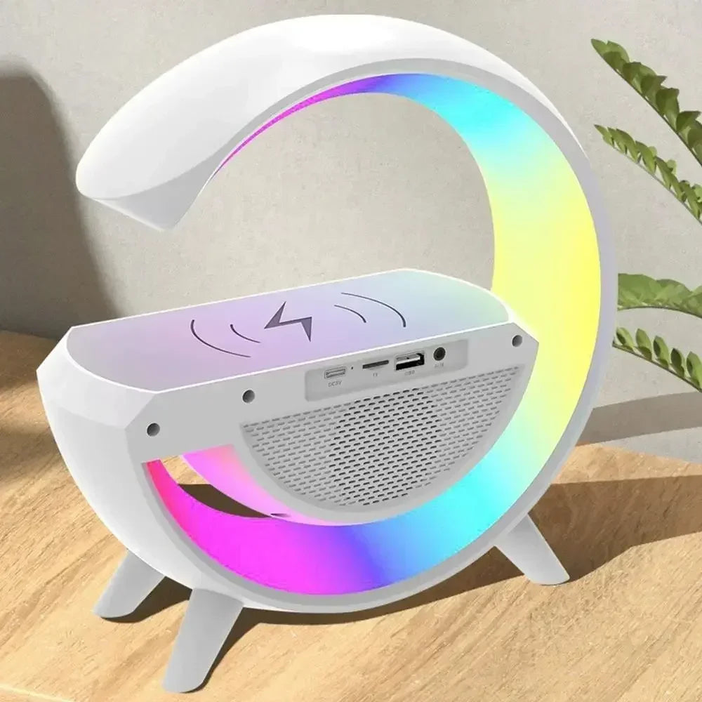 G-Lamp Pro™ | 4-in-1 Smart Station (Speaker, Clock, Charger & RGB)