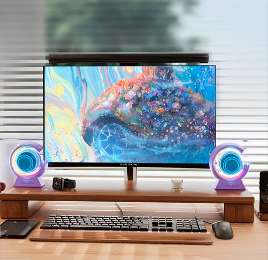 Mini G-Lamp™ | 3-in-1 RGB Speaker & Wireless Charger