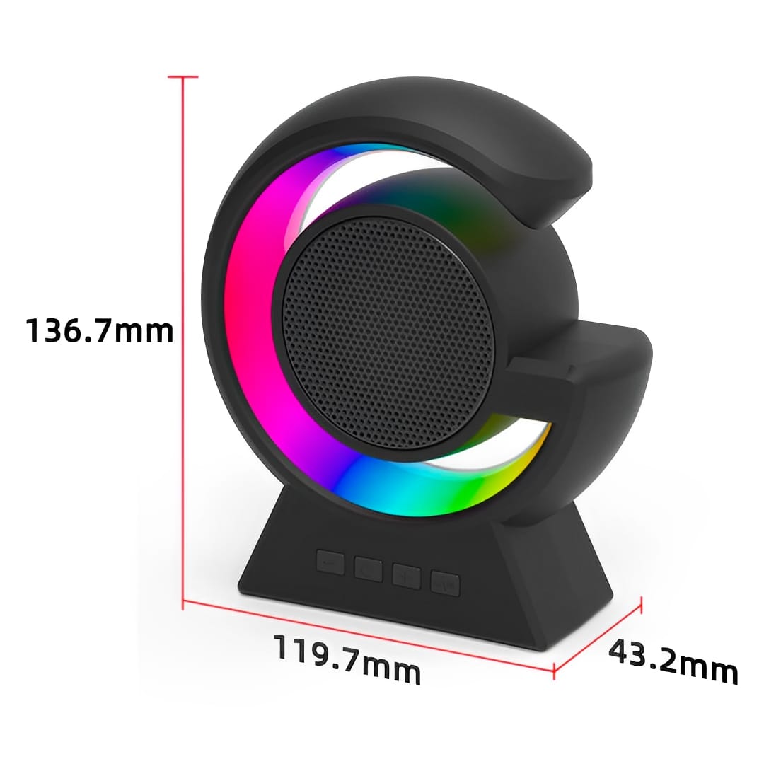Mini G-Lamp™ | 3-in-1 RGB Speaker & Wireless Charger