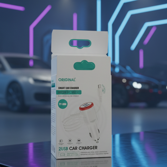 TurboDrive Dual USB Car Charger (Fast Charging)