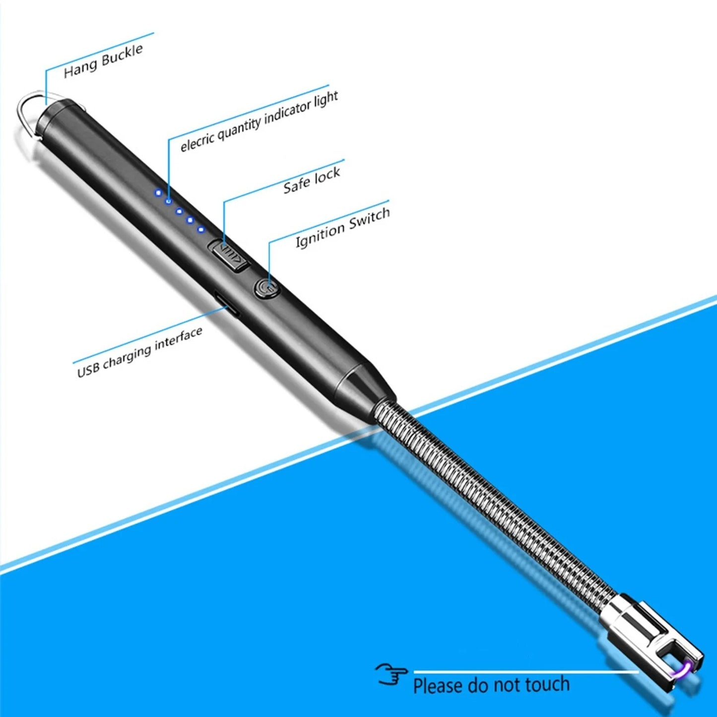 Flexi-Arc™ 360° Electric Plasma Lighter (USB Rechargeable)