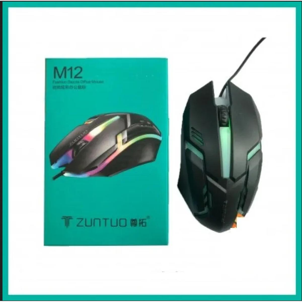 M12 RGB Gaming Mouse (High-Precision Optical Sensor)