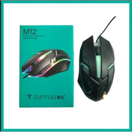 M12 RGB Gaming Mouse (High-Precision Optical Sensor)