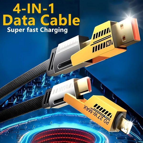 4-in-1 Fast Cable (Buy 1 Get 1 Deal)