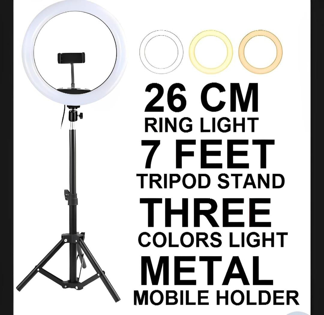 Creator Kit: LED Ring Light with 7ft Tripod Stand