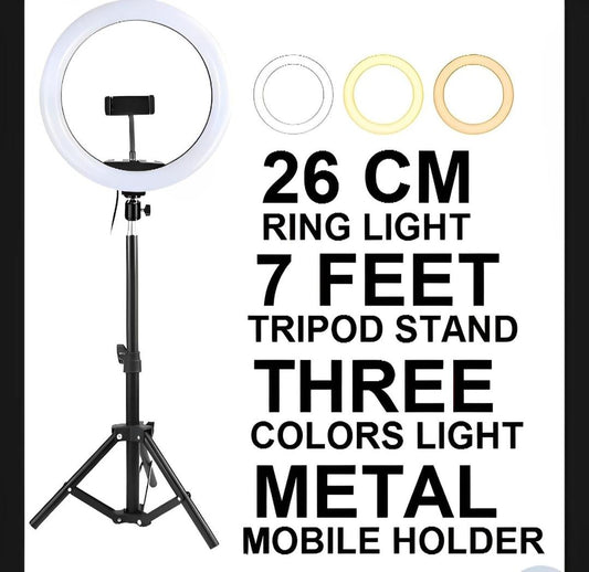 Creator Kit: LED Ring Light with 7ft Tripod Stand