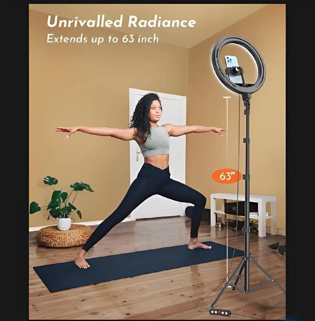 Creator Kit: LED Ring Light with 7ft Tripod Stand