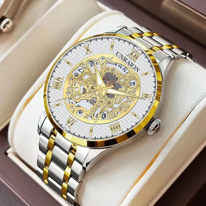Royal Two-Tone Stainless Steel Watch | Premium Gold Edition