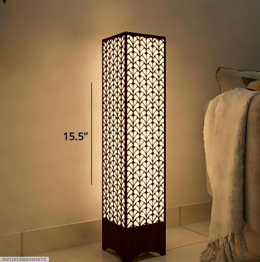 Nordic Big Size Wooden Side Table Lamp | Warm Ambient Light