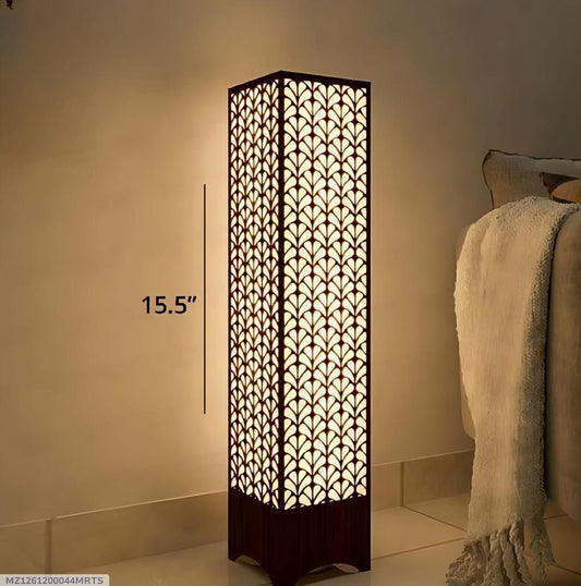 Nordic Big Size Wooden Side Table Lamp | Warm Ambient Light